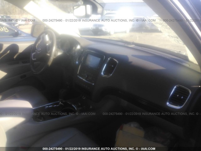 1C4RDJDG0CC198008 - 2012 DODGE DURANGO CREW BLUE photo 5