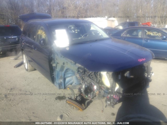 1C4RDJDG0CC198008 - 2012 DODGE DURANGO CREW BLUE photo 6