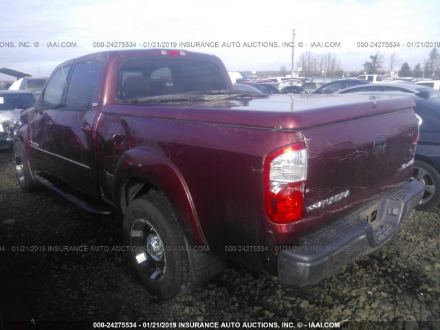 5TBDT44174S434284 - 2004 TOYOTA TUNDRA DOUBLE CAB SR5 MAROON photo 3