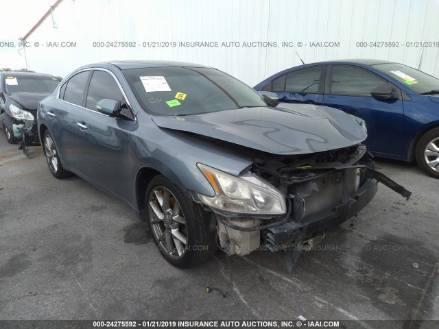 1N4AA5AP2AC828132 - 2010 NISSAN MAXIMA S/SV GRAY photo 1