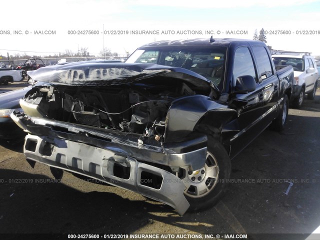 2GCEC13Z361285481 - 2006 CHEVROLET SILVERADO C1500 BLACK photo 2