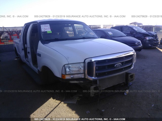 1FTNW21P03EB98064 - 2003 FORD F250 SUPER DUTY WHITE photo 1