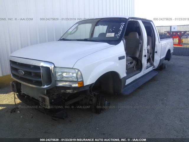 1FTNW21P03EB98064 - 2003 FORD F250 SUPER DUTY WHITE photo 6