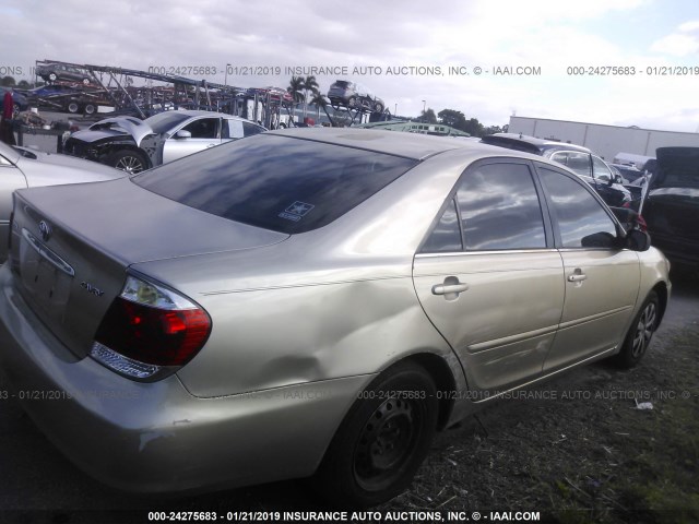 4T1BE32K75U002589 - 2005 TOYOTA CAMRY LE/XLE/SE GOLD photo 6