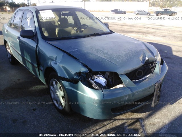 JM1BJ225021565081 - 2002 MAZDA PROTEGE DX/LX/ES GREEN photo 6