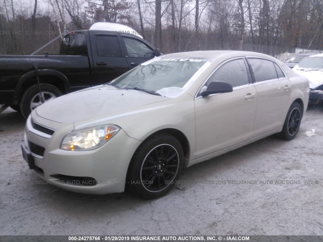 1G1ZB5E12BF162205 - 2011 CHEVROLET MALIBU LS TAN photo 2