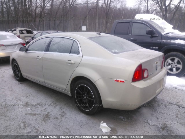 1G1ZB5E12BF162205 - 2011 CHEVROLET MALIBU LS TAN photo 3