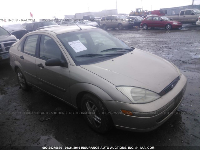 1FAFP34P42W356844 - 2002 FORD FOCUS SE/SE COMFORT GOLD photo 1