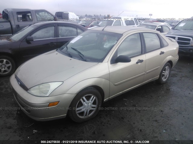 1FAFP34P42W356844 - 2002 FORD FOCUS SE/SE COMFORT GOLD photo 2