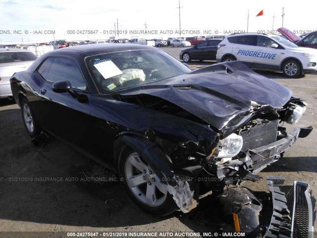 2C3CDYAG0EH294776 - 2014 DODGE CHALLENGER SXT BLACK photo 1