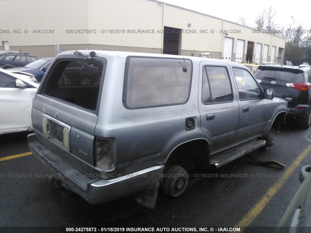 JT3VN39W8P0106162 - 1993 TOYOTA 4RUNNER VN39 SR5 GRAY photo 4