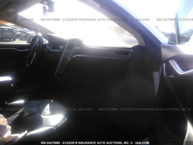 5YJSA1AG4DFP10680 - 2013 TESLA MODEL S Սպիտակ լուսանկար 5