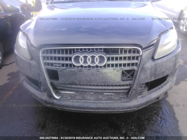 WA1AY74L67D069914 - 2007 AUDI Q7 3.6 QUATTRO BLACK photo 6