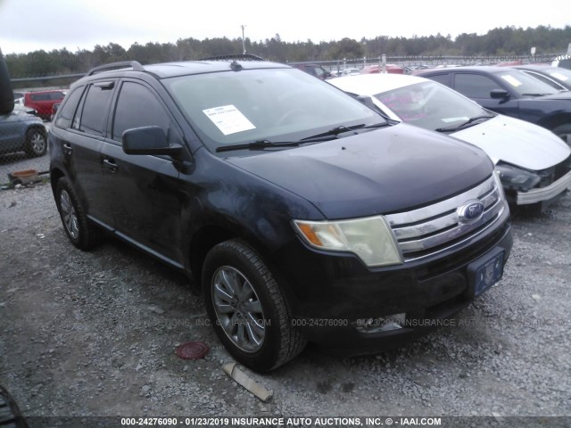 2FMDK3JC7ABB40984 - 2010 FORD EDGE SEL Dark Blue photo 1