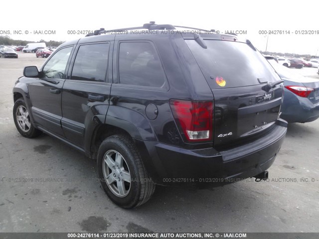 1J8GR48K25C714048 - 2005 JEEP GRAND CHEROKEE LAREDO/COLUMBIA/FREEDOM 黑色 照片 3