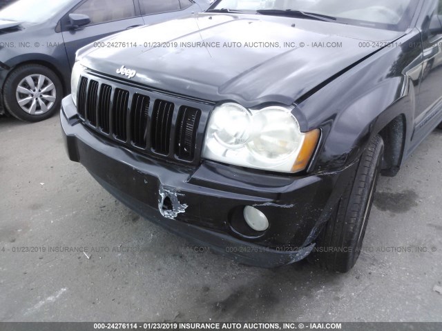 1J8GR48K25C714048 - 2005 JEEP GRAND CHEROKEE LAREDO/COLUMBIA/FREEDOM 黑色 照片 6