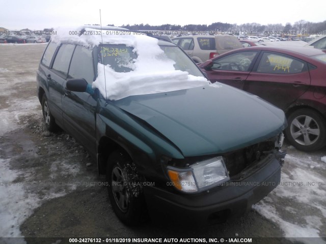 JF1SF635XXH715175 - 1999 SUBARU FORESTER L GREEN photo 1