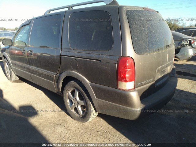 1GMDV33L95D222509 - 2005 PONTIAC MONTANA SV6 BROWN photo 3