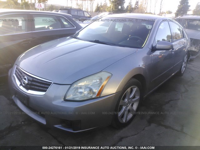 1N4BA41E08C807819 - 2008 NISSAN MAXIMA SE/SL GRAY photo 2