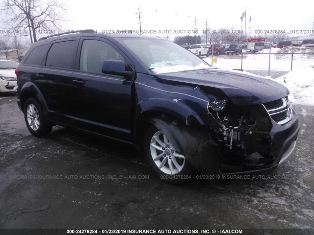 3C4PDDBG0HT512442 - 2017 DODGE JOURNEY SXT BLUE photo 1