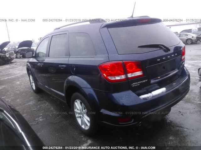 3C4PDDBG0HT512442 - 2017 DODGE JOURNEY SXT BLUE photo 3