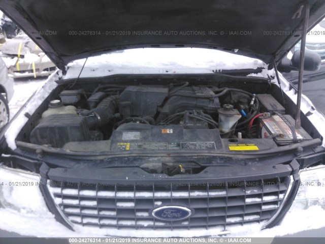 1FMZU72E62UB53017 - 2002 FORD EXPLORER XLS BLACK photo 10