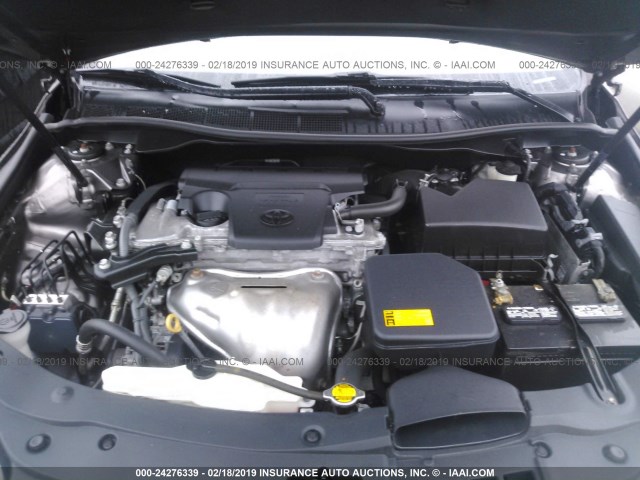 4T4BF1FK8FR457292 - 2015 TOYOTA CAMRY LE/XLE/SE/XSE GRAY photo 10
