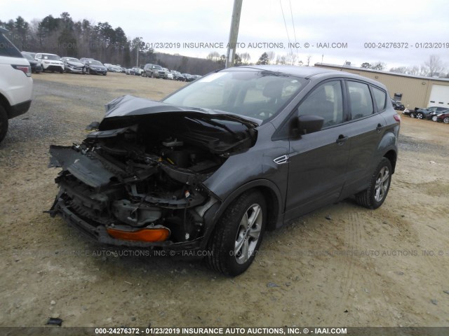 1FMCU0F76FUB99980 - 2015 FORD ESCAPE S GRAY photo 2