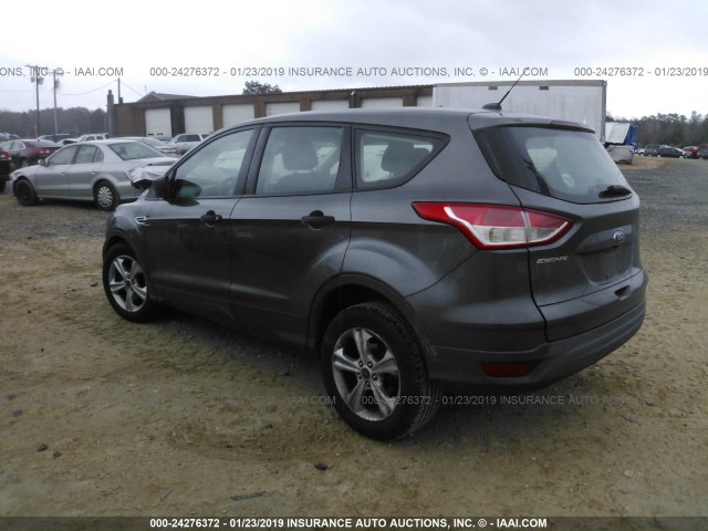 1FMCU0F76FUB99980 - 2015 FORD ESCAPE S GRAY photo 3