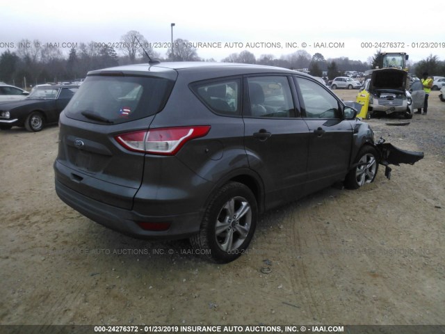 1FMCU0F76FUB99980 - 2015 FORD ESCAPE S GRAY photo 4