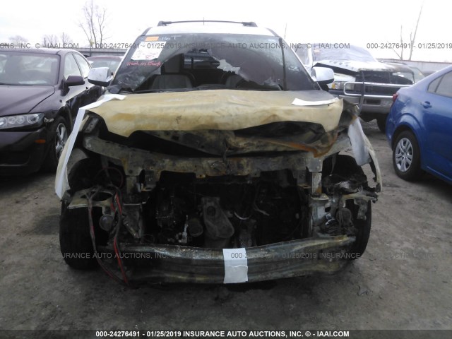 2GNFLHE30E6214916 - 2014 CHEVROLET EQUINOX LTZ WHITE photo 6