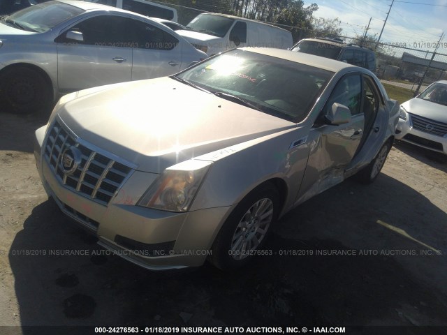1G6DE5E53D0117908 - 2013 CADILLAC CTS LUXURY COLLECTION GOLD photo 2