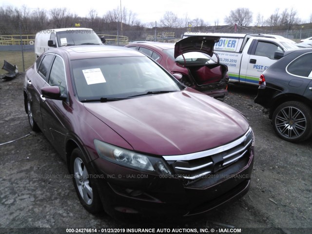 5J6TF1H32AL000480 - 2010 HONDA ACCORD CROSSTOUR EX RED photo 1