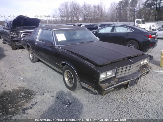 1G1GZ37H7GR177810 - 1986 CHEVROLET MONTE CARLO  RED photo 1