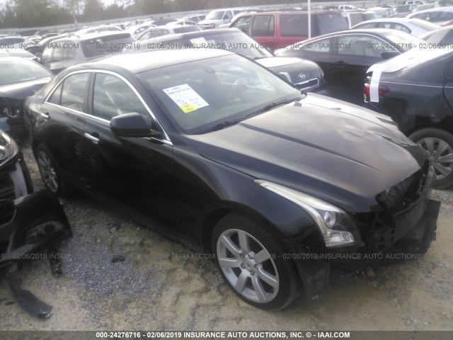 1G6AA5RA8E0172989 - 2014 CADILLAC ATS BLACK photo 1