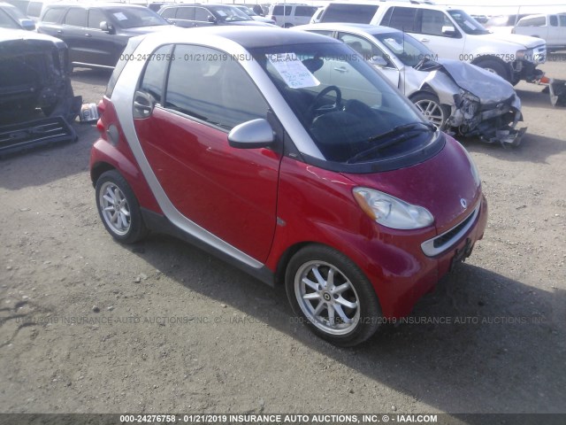 WMEEJ31X09K288878 - 2009 SMART FORTWO PURE/PASSION RED photo 1
