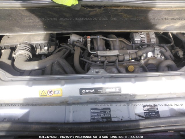 WMEEJ31X09K288878 - 2009 SMART FORTWO PURE/PASSION RED photo 10