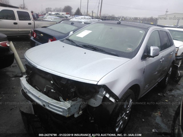 2LMDU88C99BJ03822 - 2009 LINCOLN MKX SILVER photo 2