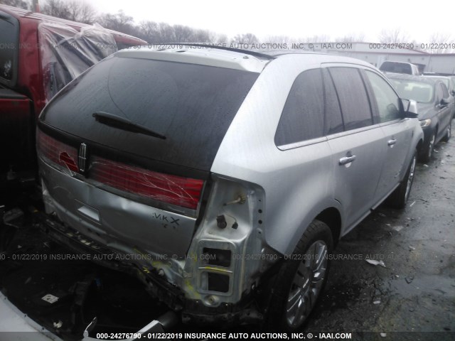 2LMDU88C99BJ03822 - 2009 LINCOLN MKX SILVER photo 4