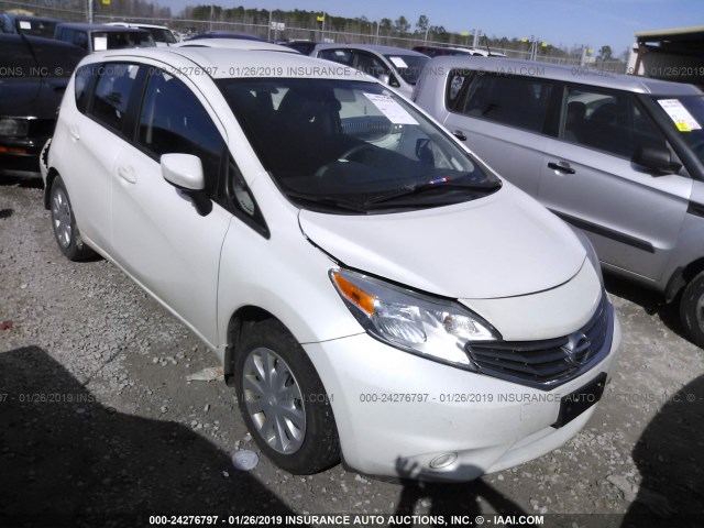 3N1CE2CP2FL375406 - 2015 NISSAN VERSA NOTE S/S PLUS/SV/SL/SR SILVER photo 1