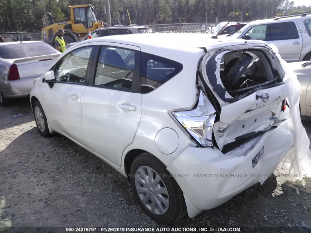 3N1CE2CP2FL375406 - 2015 NISSAN VERSA NOTE S/S PLUS/SV/SL/SR SILVER photo 3