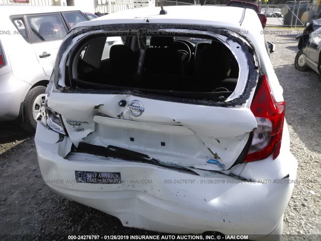 3N1CE2CP2FL375406 - 2015 NISSAN VERSA NOTE S/S PLUS/SV/SL/SR SILVER photo 6