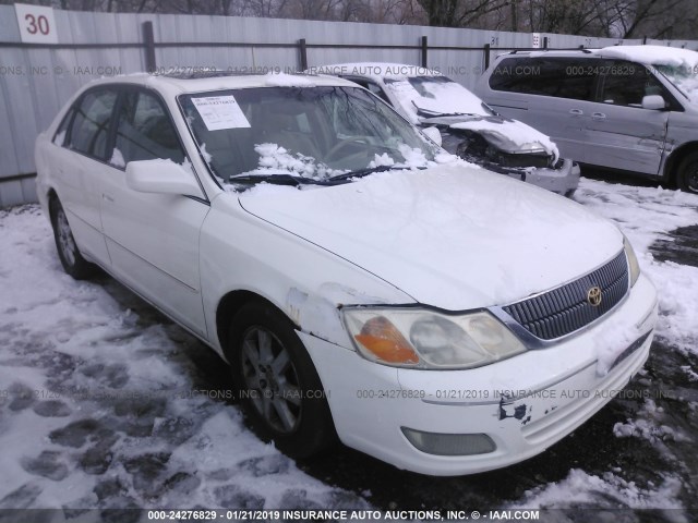 4T1BF28B81U122040 - 2001 TOYOTA AVALON XL/XLS WHITE photo 1