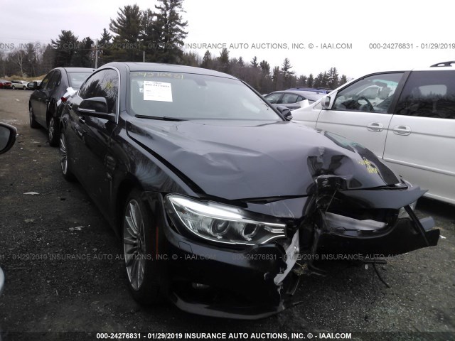 WBA4B3C51FD669977 - 2015 BMW 435 XI/GRAN COUPE BLACK photo 1