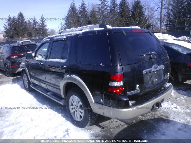 1FMEU74866UB24564 - 2006 FORD EXPLORER EDDIE BAUER BLACK photo 3