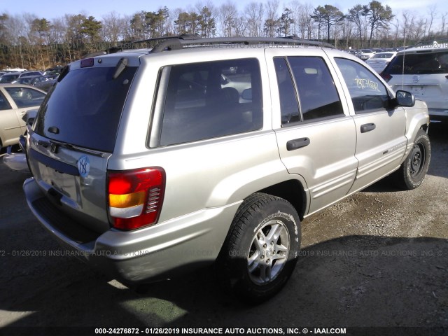 1J4GW48SX4C272080 - 2004 JEEP GRAND CHEROKEE LAREDO/COLUMBIA/FREEDOM 金色 照片 4