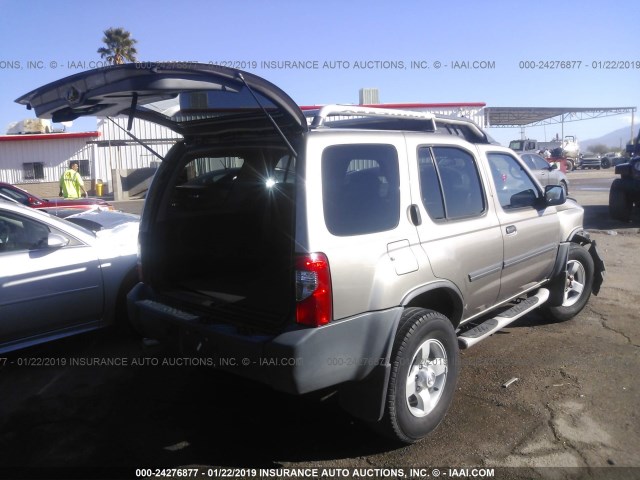 5N1ED28T64C618640 - 2004 NISSAN XTERRA XE/SE GOLD photo 4