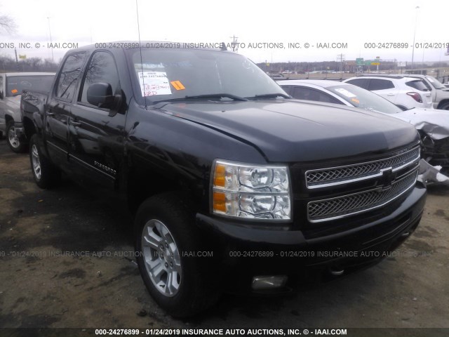 3GCPKTE77DG138605 - 2013 CHEVROLET SILVERADO K1500 LTZ BLACK photo 1