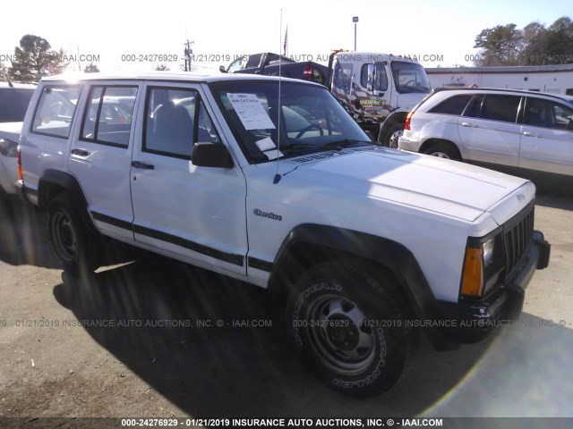 1J4FJ28S9SL625579 - 1995 JEEP CHEROKEE SE WHITE photo 1