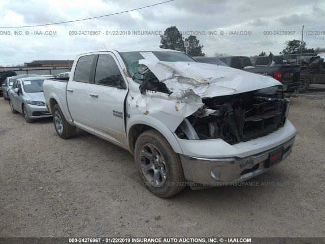 1C6RR6NT8ES229385 - 2014 RAM 1500 LARAMIE WHITE photo 1